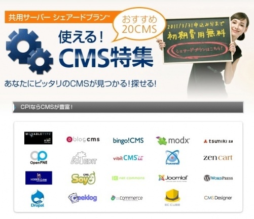 CPI CMS特集ページ