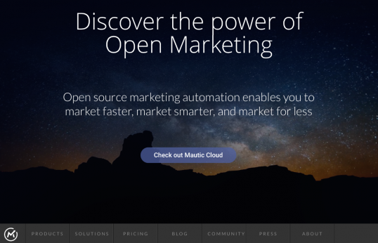 Mautic公式サイト