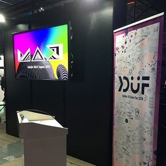 XDUGフェスのタペストリーとも再会