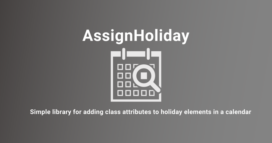 AssignHoliday