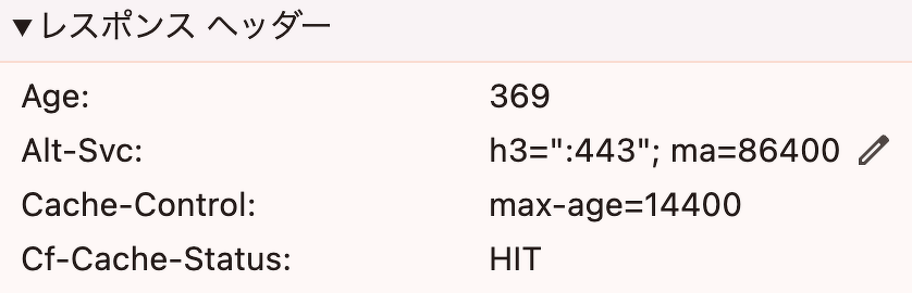 Cloudflare のキャッシュ動作を確認する検証画面